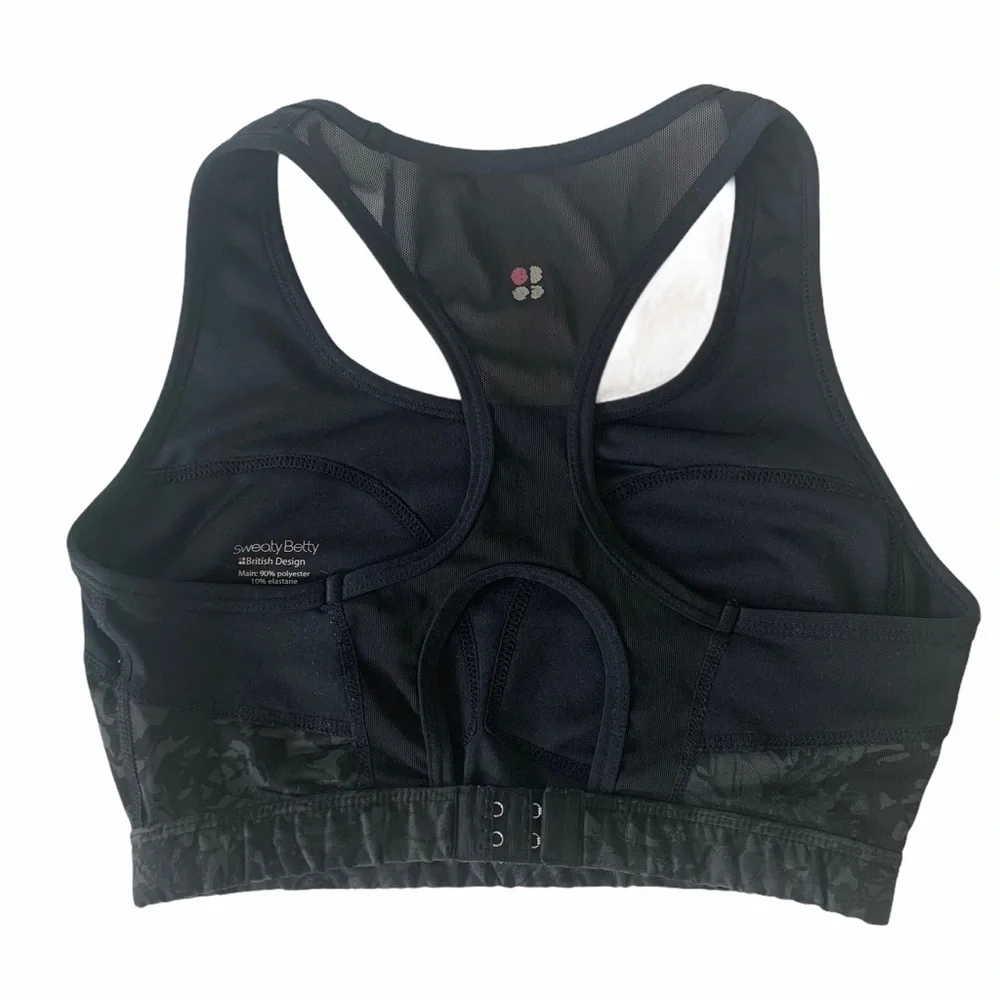 SWEATY BETTY Floral Sports Bra  size Medium